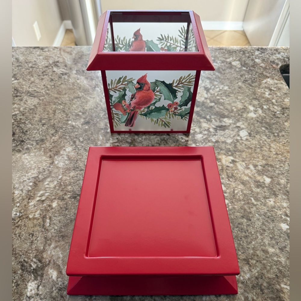 Red Cardinal Candle Holder - Picture 5 of 6